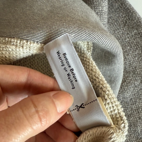 JCREW Vintage Fleece Pullover Sweatshirt Heather Gray Soft Lightweight Men’s Lg - Picture 11 of 11